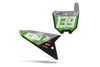 Honda Number Background Decals - Slim