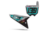 Honda Number Background Decals - Slim