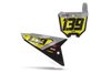 Honda Number Background Decals - Slim