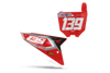 Honda Number Background Decals - Race