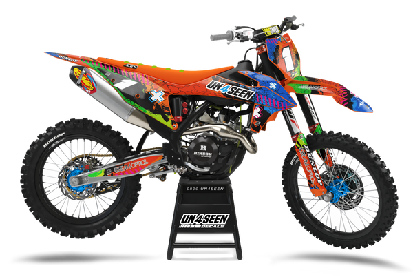 KTM Crackle Graphic Kit - SX SXF XC XCF EXC EXCF Models | All Years
