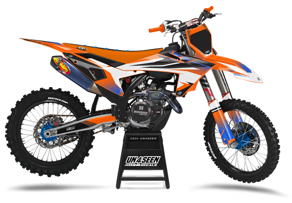 KTM Cling Orange Graphic Kit - SX SXF XC XCF EXC EXCF Models | All Years