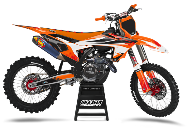 KTM Cling Red Graphic Kit - SX SXF XC XCF EXC EXCF Models | All Years