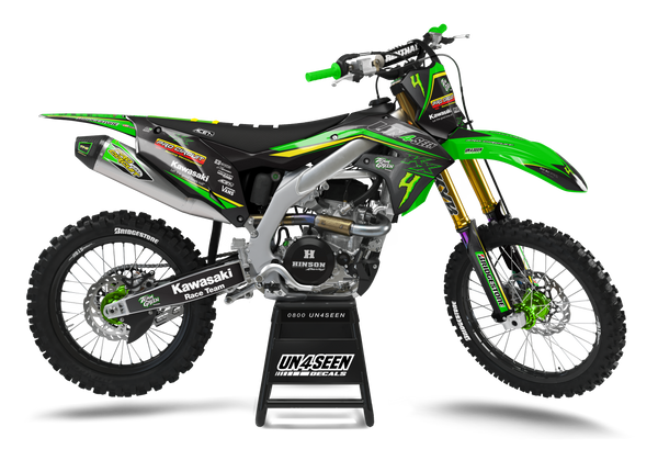 Kawasaki Slammed Graphic Kit - KK KXF KDX KLX Models | All Years