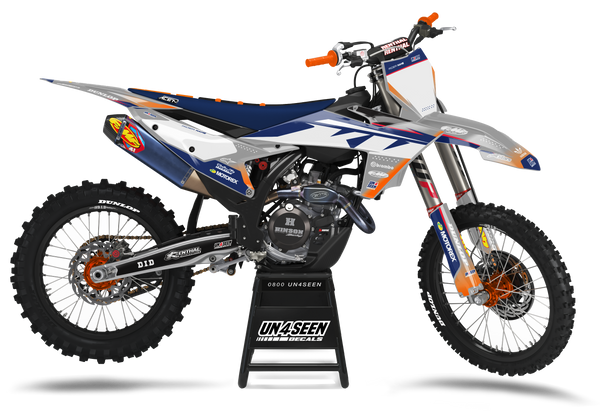 KTM Geerts Grey Graphic Kit - SX SXF XC XCF EXC EXCF Models | All Years