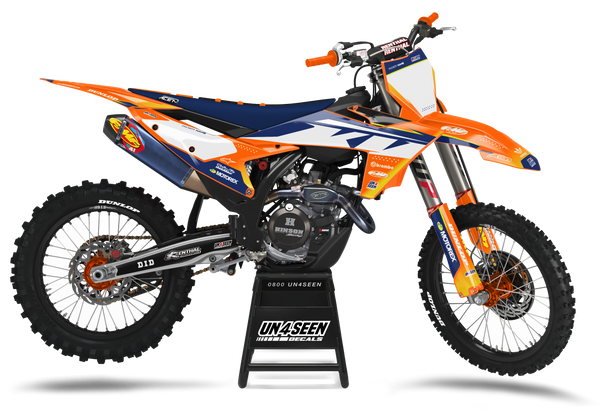 KTM Geerts Orange Graphic Kit - SX SXF XC XCF EXC EXCF Models | All Years