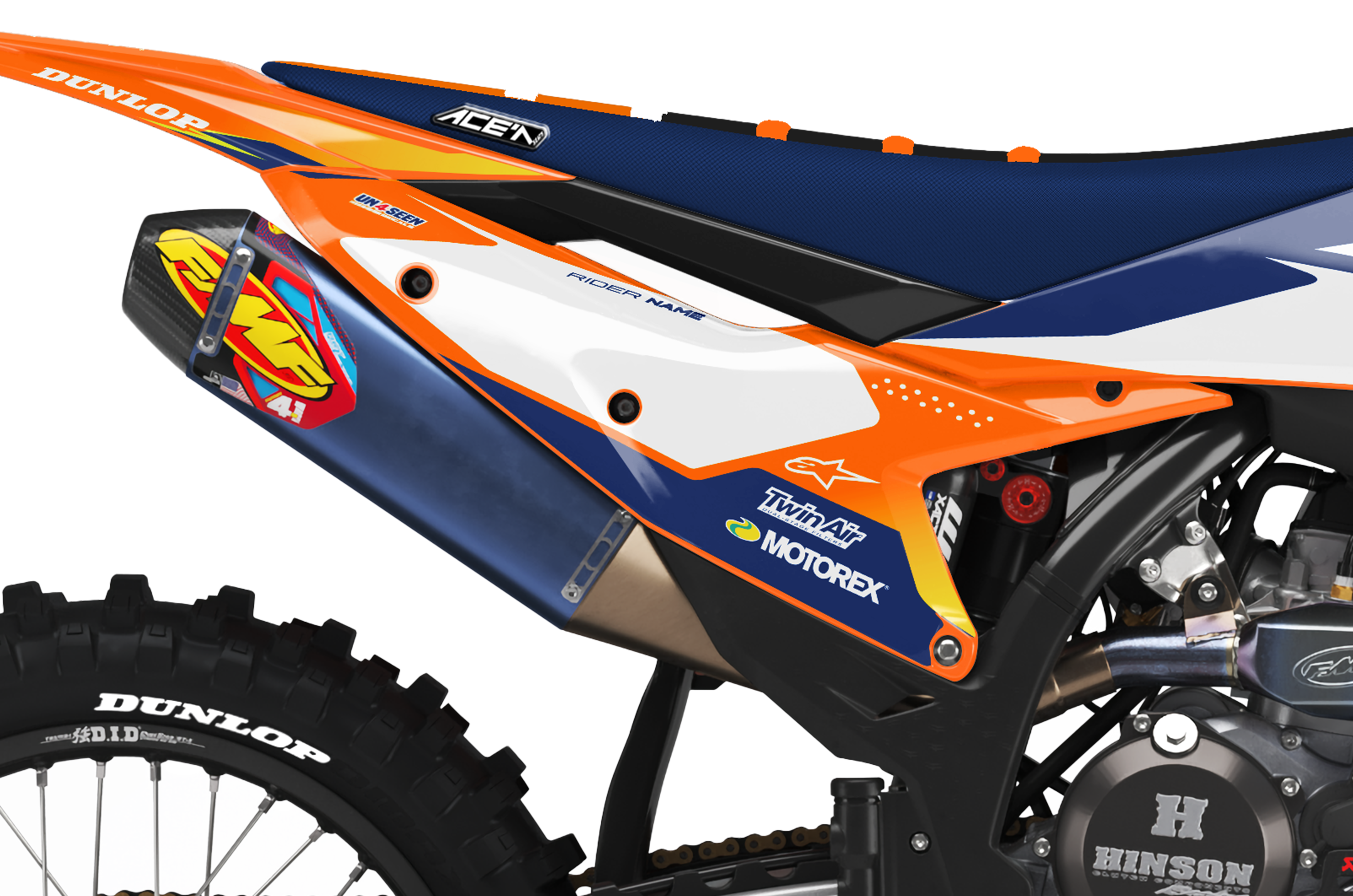 KTM Graphics Kit - Geerts Orange