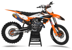 KTM Rogan Orange Graphic Kit - SX SXF XC XCF EXC EXCF Models | All Years