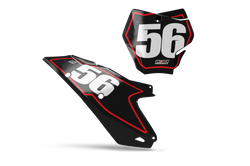 GASGAS Number Background Decals - Boarder