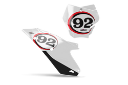 GASGAS Number Background Decals - Shear