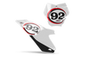 GASGAS Number Background Decals - Shear