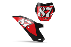 GASGAS Number Background Decals - Scribe