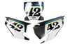 Husqvarna Number Background Decals - Stack