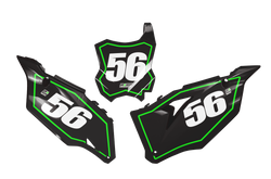 Kawasaki Boarder Number Background - KK KXF KDX KLX Models | All Years