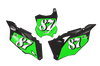 Kawasaki Number Background Decals - Scribe