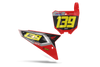 Honda Number Background Decals - Race