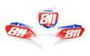 Yamaha Number Background Decals - Row