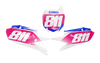 Yamaha Number Background Decals - Row