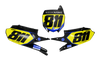 Yamaha Number Background Decals - Flack