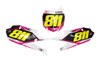Yamaha Number Background Decals - Gel