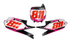 Yamaha Number Background Decals - Gel