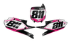 Yamaha Number Background Decals - Gel