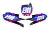 Yamaha Number Background Decals - Gel