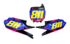 Yamaha Number Background Decals - Gel