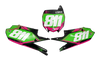 Yamaha Number Background Decals - Gel