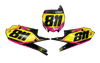 Yamaha Number Background Decals - Gel