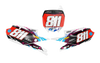 Yamaha Number Background Decals - Quick