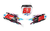 Yamaha Number Background Decals - Quick