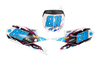Yamaha Number Background Decals - Quick