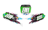 Yamaha Number Background Decals - Quick