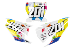 Husqvarna Icecream Number Background - TC FC TE TX FE FS FX Models | All Years