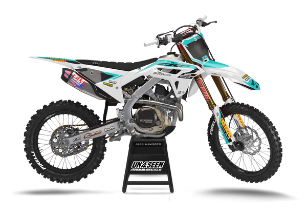 Honda Primitive White Graphic Kit - CRF CR XR Models | All Years