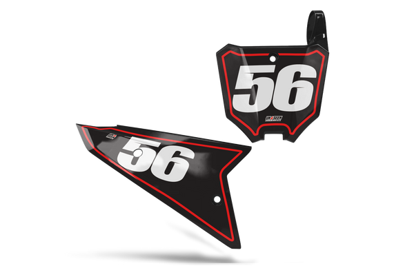 Honda Boarder Number Plate Background Decals - CRF CR XR Models | All Years