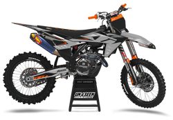 KTM Carbon Grey Graphic Kit - SX SXF XC XCF EXC EXCF Models | All Years