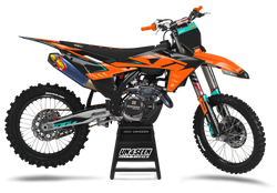KTM Carbon Orange Graphic Kit - SX SXF XC XCF EXC EXCF Models | All Years