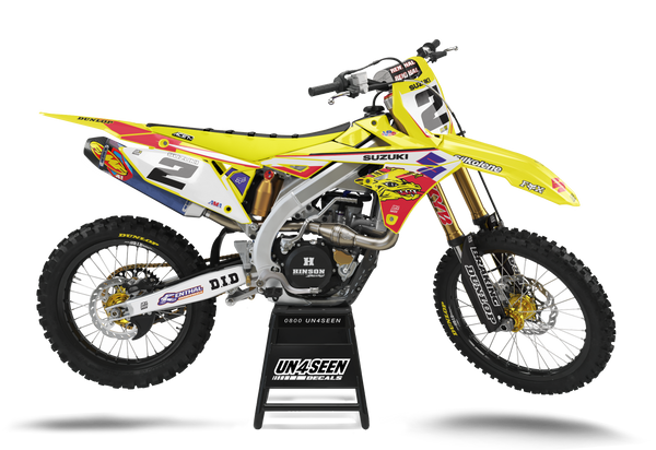Suzuki Troy Replica Graphic Kit - RMZ RM RMX DR DRZ JR Models | All Years