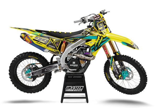 Suzuki Rally Graphic Kit - RMZ RM RMX DR DRZ JR Models | All Years