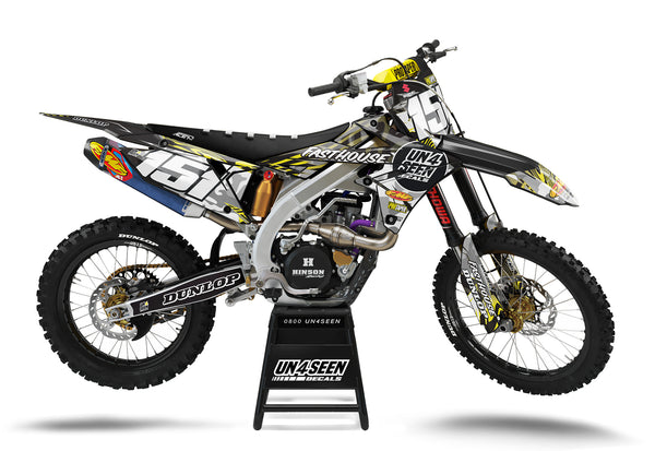 Suzuki Raw Graphic Kit - RMZ RM RMX DR DRZ JR Models | All Years