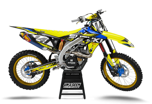 Suzuki Wells Graphic Kit - RMZ RM RMX DR DRZ JR Models | All Years