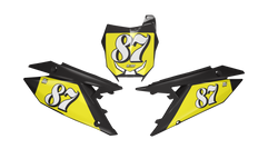 Suzuki Scribe Number Background - RMZ RM RMX DR DRZ JR Models | All Years