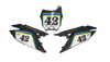 Suzuki Number Background Decals - Stack
