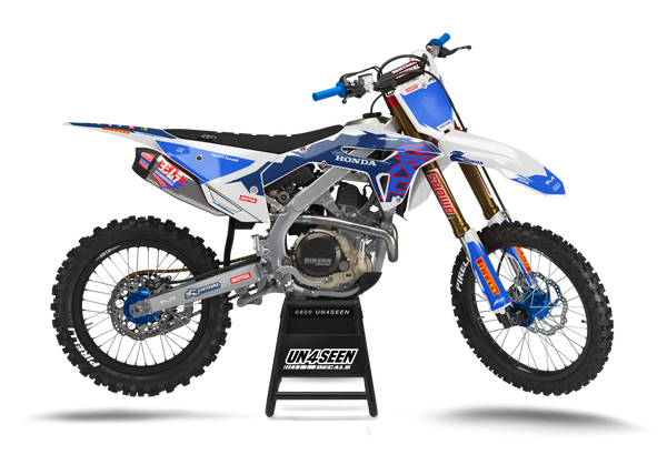 Honda Retrolicious Blue Graphic Kit - CRF CR XR Models | All Years