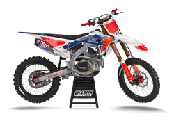 Honda Retrolicious Red Graphic Kit - CRF CR XR Models | All Years