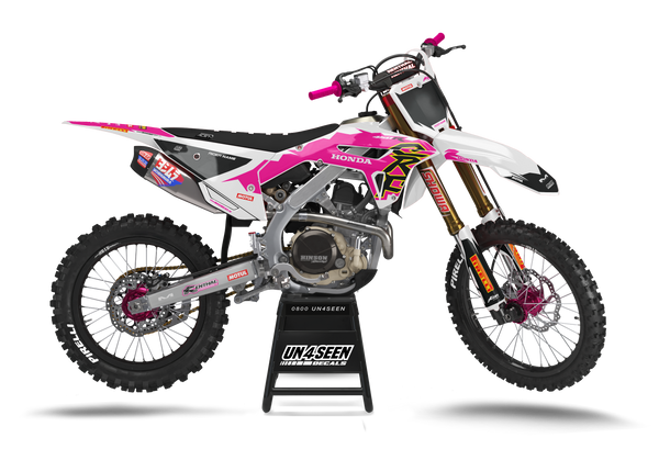 Honda Retrolicious Pink Graphic Kit - CRF CR XR Models | All Years