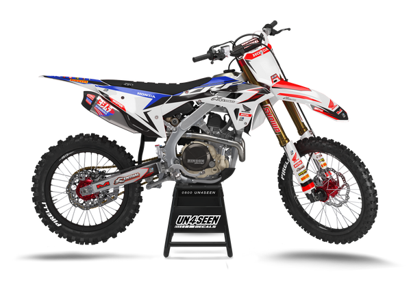 Honda Splendid Blue Graphic Kit - CRF CR XR Models | All Years