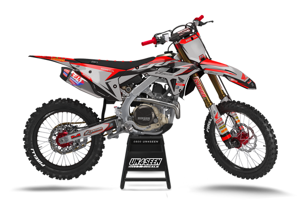 Honda Splendid Grey Graphic Kit - CRF CR XR Models | All Years